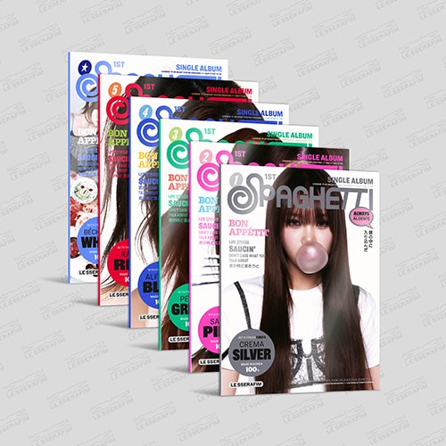 LE SSERAFIM - 1st Single Album 'SPAGHETTI' (COMPACT ver.)