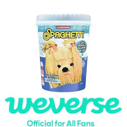[WEVERSE POB] LE SSERAFIM - 1st Single Album 'SPAGHETTI' (STRESS BALL ver.)