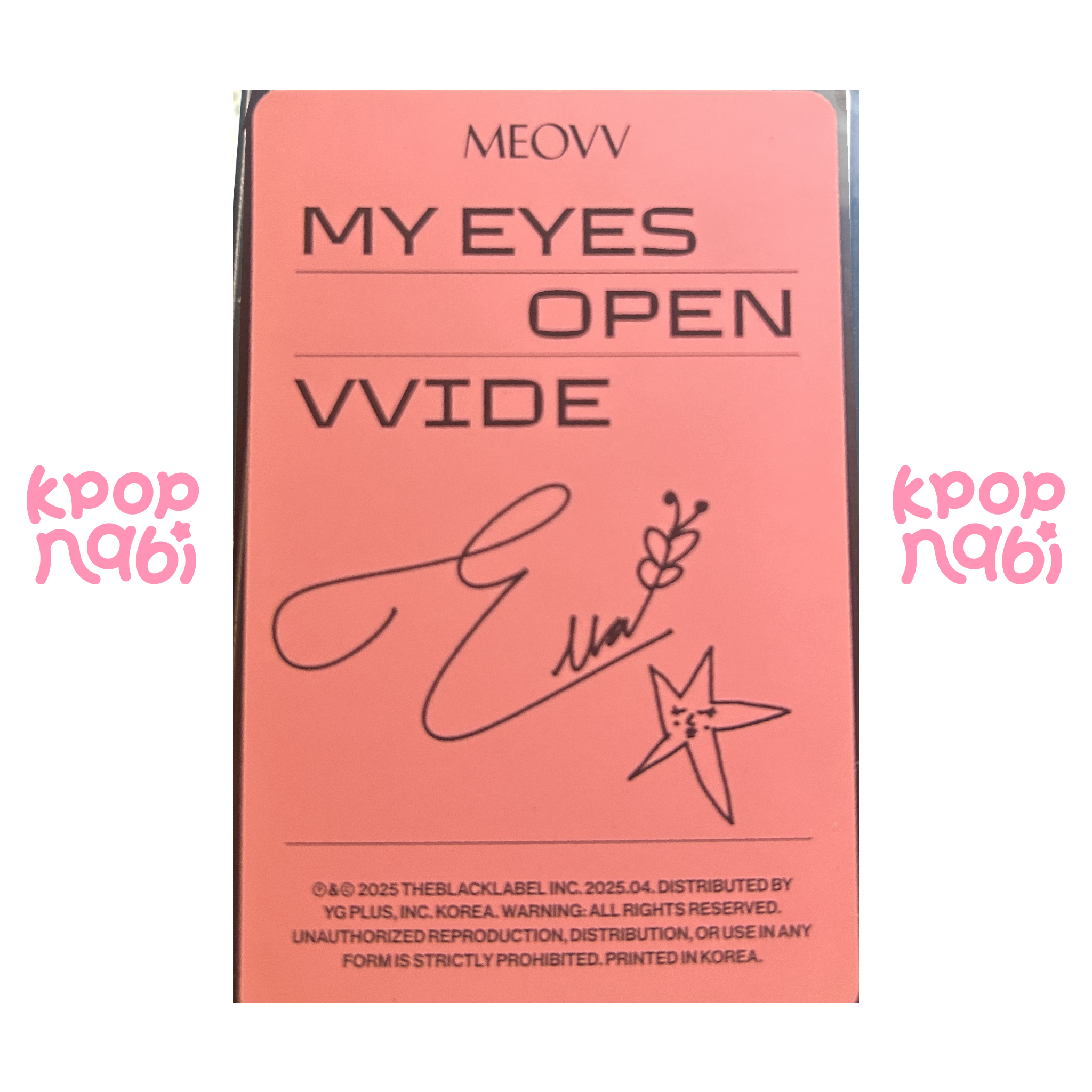 [PC] MEOVV - Ella 'MY EYES OPEN VVIDE' (Standard ver.) GRILL ver.