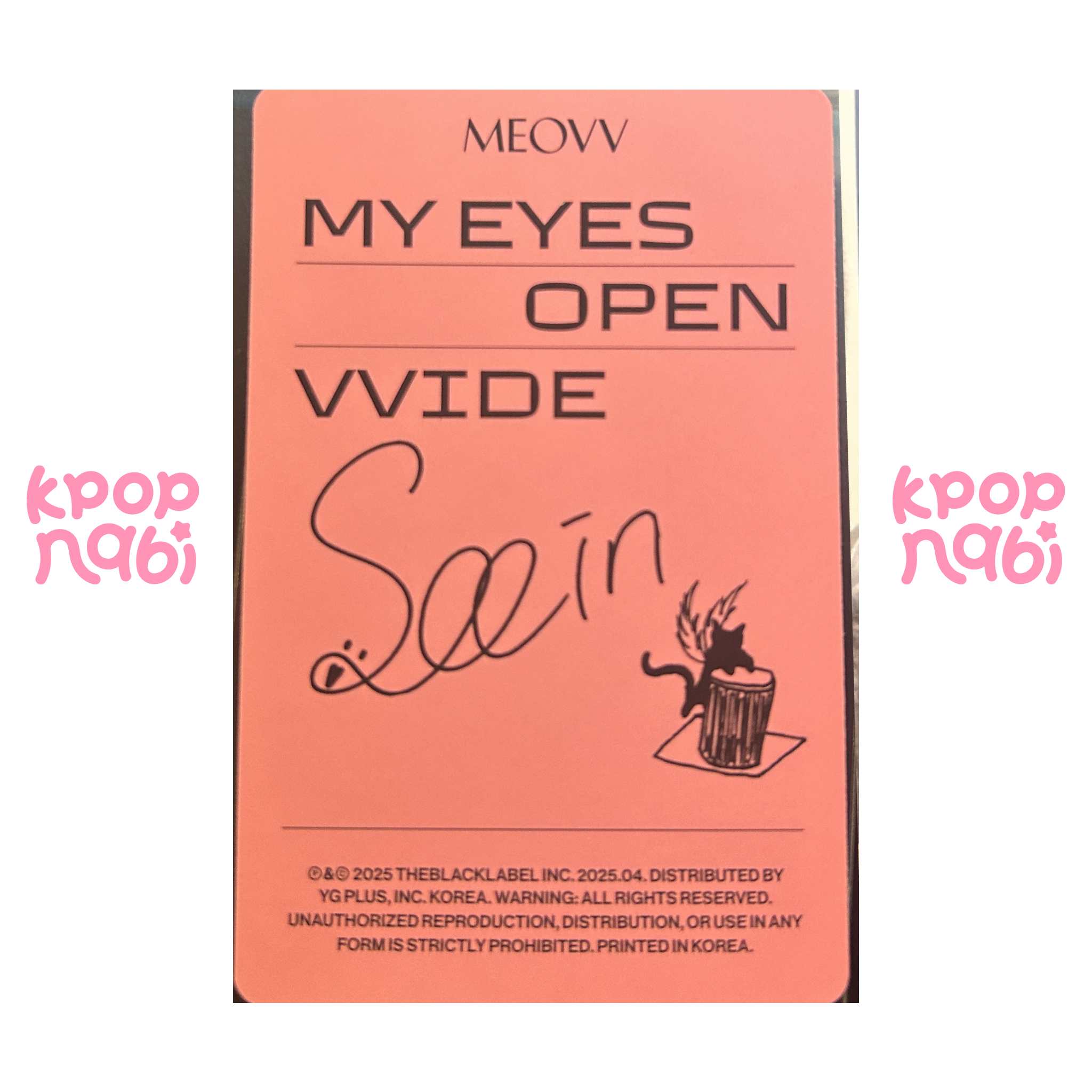 [PC] MEOVV - Sooin 'MY EYES OPEN VVIDE' (Standard ver.) GRILL ver.