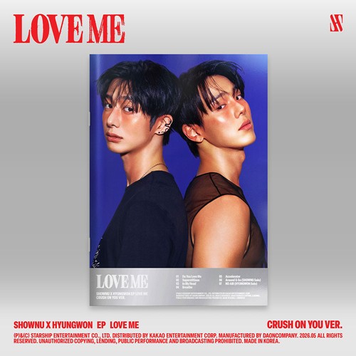 SHOWNU X HYUNGWON (MONSTA X) - 1st Mini Album 'LOVE ME'(CRUSH ON YOU ver.)