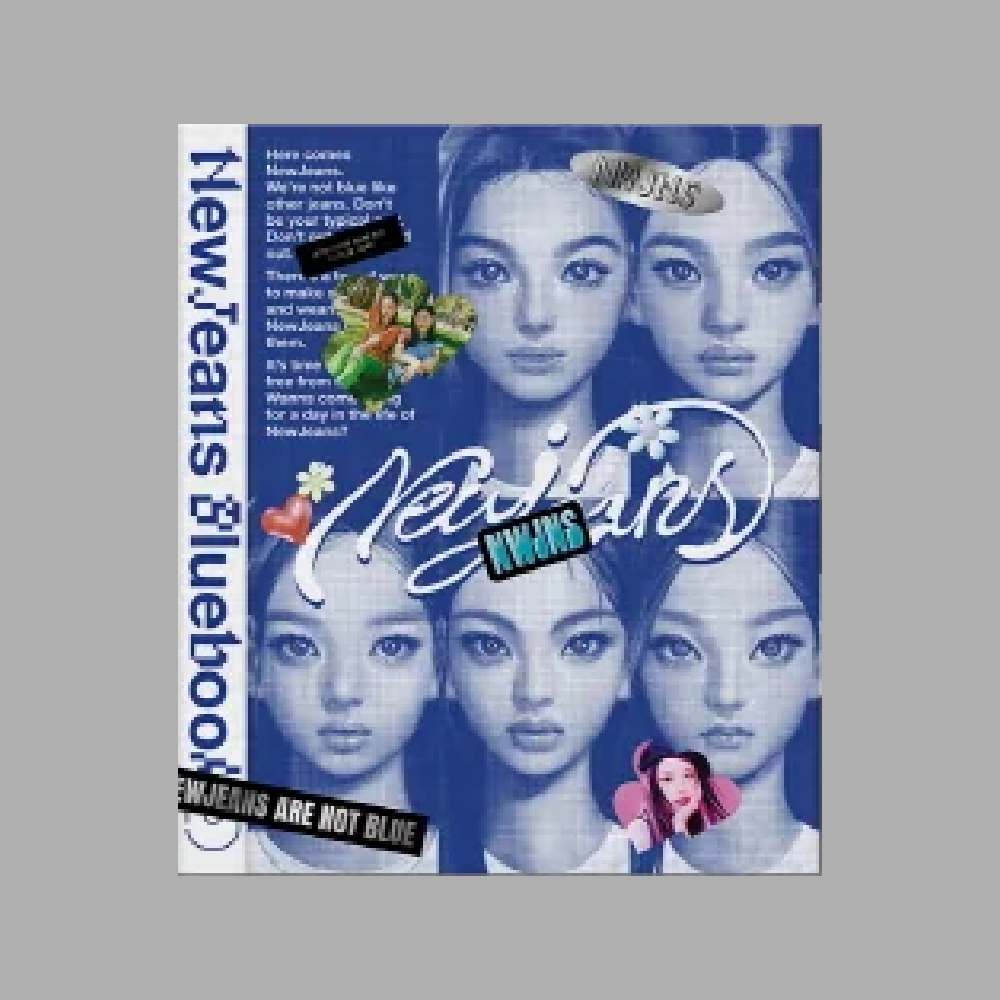 NewJeans - 1st EP Album 'New Jeans' (Bluebook ver.)