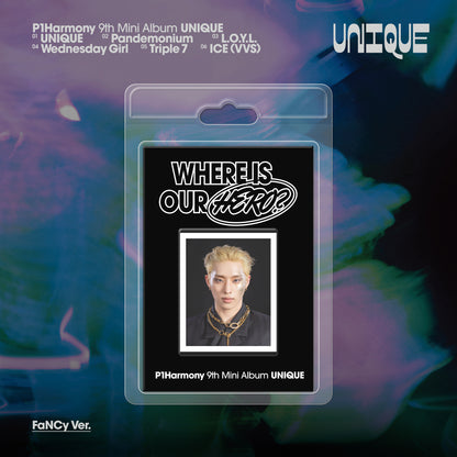 [PRE-ORDER] P1Harmony - 9th Mini Album 'UNIQUE' (FaNCY ver.) (PLVE ver.)