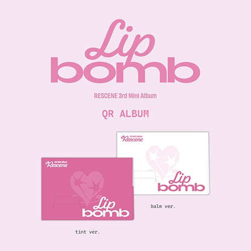 RESCENE - 3rd Mini Album 'lip bomb' (Photocard ver.) QR ALBUM
