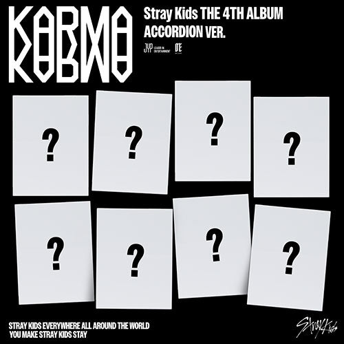 [PRE-ORDER] [JYP FANS POB] Stray Kids - 4th Album 'KARMA' (ACCORDION ver.)