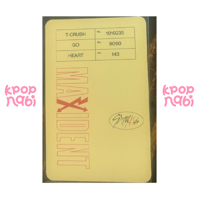 [PC] Stray Kids - Changbin 'MAXIDENT' (Case ver.)