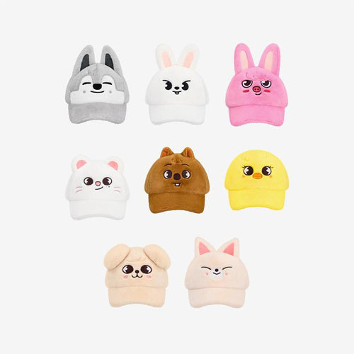 [PRE-ORDER] Stray Kids -  SKZOO PLUSH CAP / STAY in Our Little House / Official Merchandise