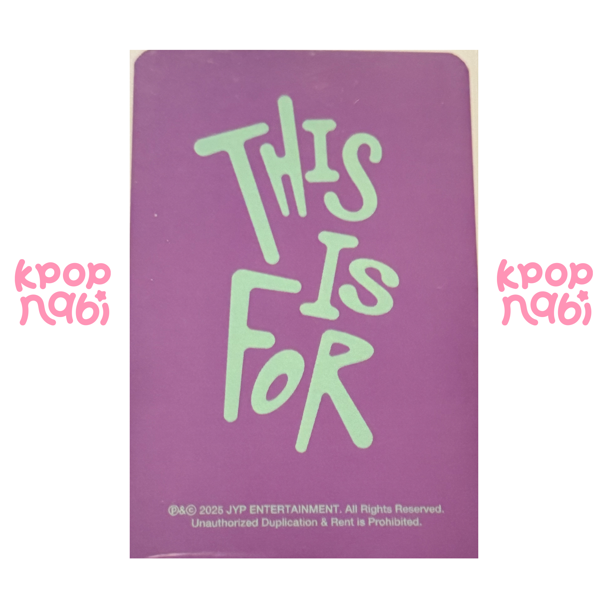 [PC] TWICE - 'THIS IS FOR' (Digipack Ver.) SOUNDWAVE POB