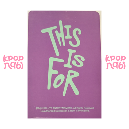[PC] TWICE - 'THIS IS FOR' (Digipack Ver.) SOUNDWAVE POB