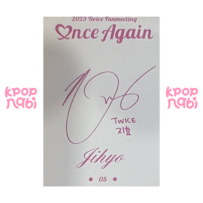 [PC] TWICE - Jihyo 2023 FAN MEETING 'ONCE AGAIN'