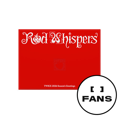 [PRE-ORDER] [FANS SHOP POB] TWICE - 2026 Season's Greetings 'RED WHISPERS'