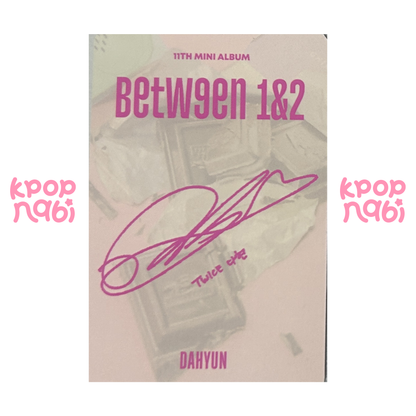 [PC] TWICE - Dahyun 'Between 1&2' (Standard ver.)