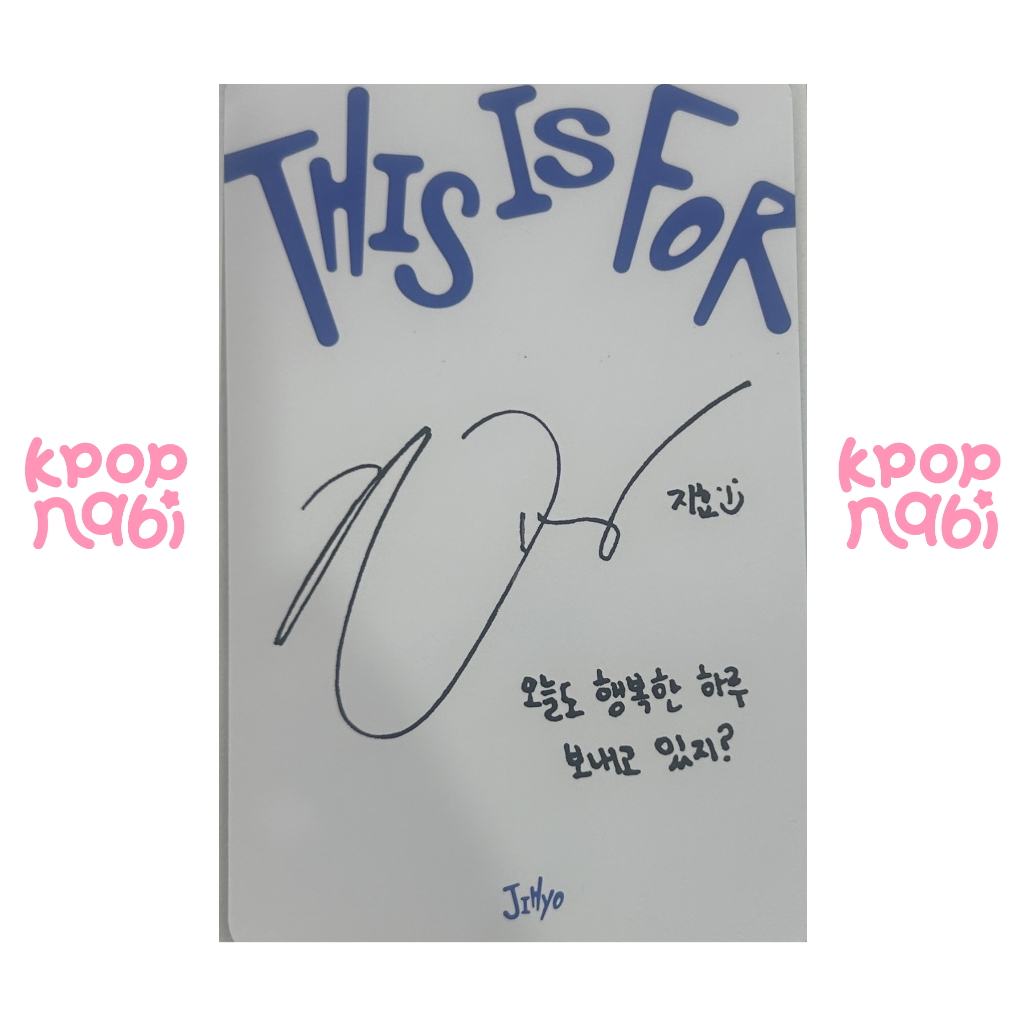[PC] TWICE - Jihyo 'THIS IS FOR' (Standard ver.) #1