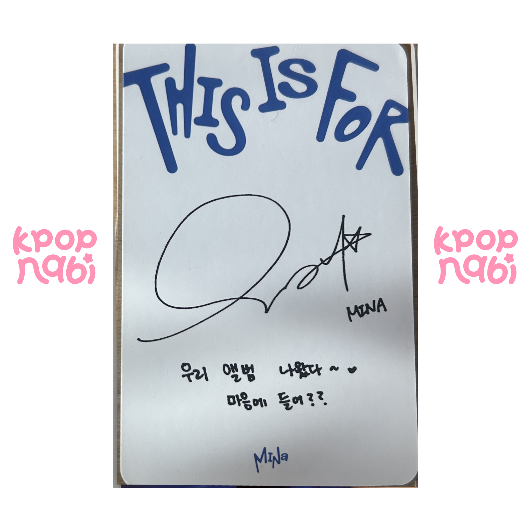 [PC] TWICE - Mina 'THIS IS FOR' (Standard ver.) #2