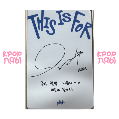 [PC] TWICE - Mina 'THIS IS FOR' (Standard ver.) #2