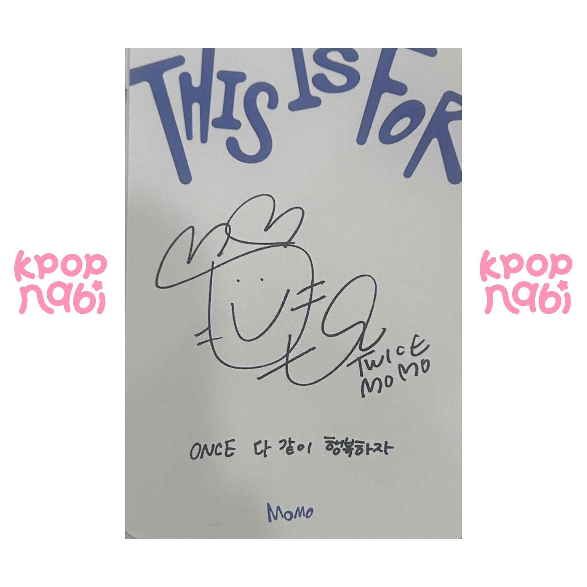 [PC] TWICE - Momo 'THIS IS FOR' (Standard ver.)
