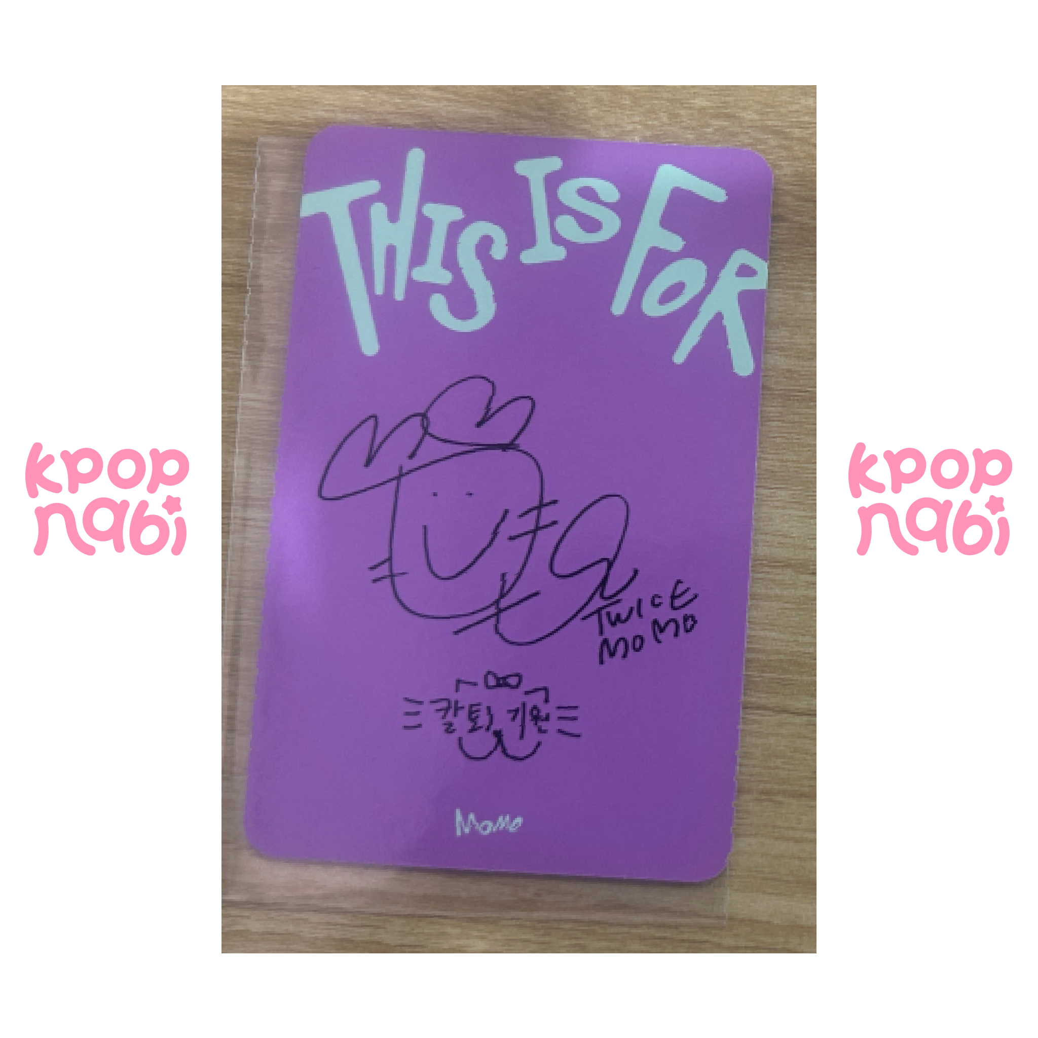[PC] TWICE - Momo 'THIS IS FOR' (Digipack ver.)