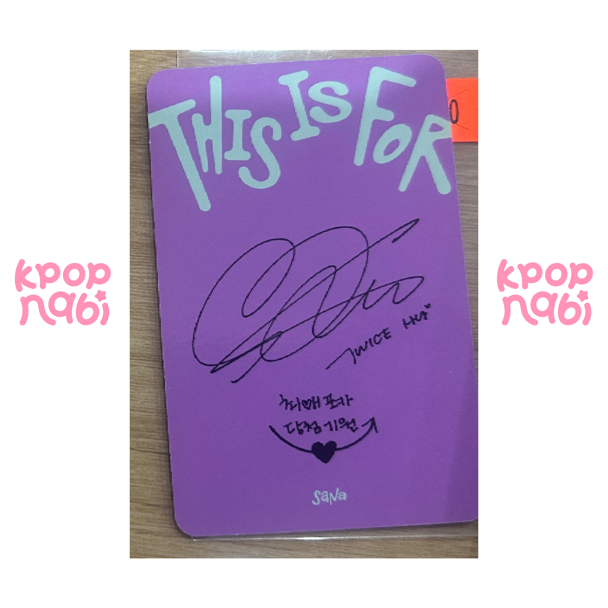 [PC] TWICE - Sana 'THIS IS FOR' (Digipack ver.)