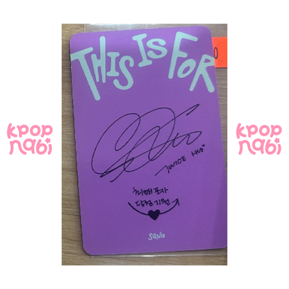 [PC] TWICE - Sana 'THIS IS FOR' (Digipack ver.)