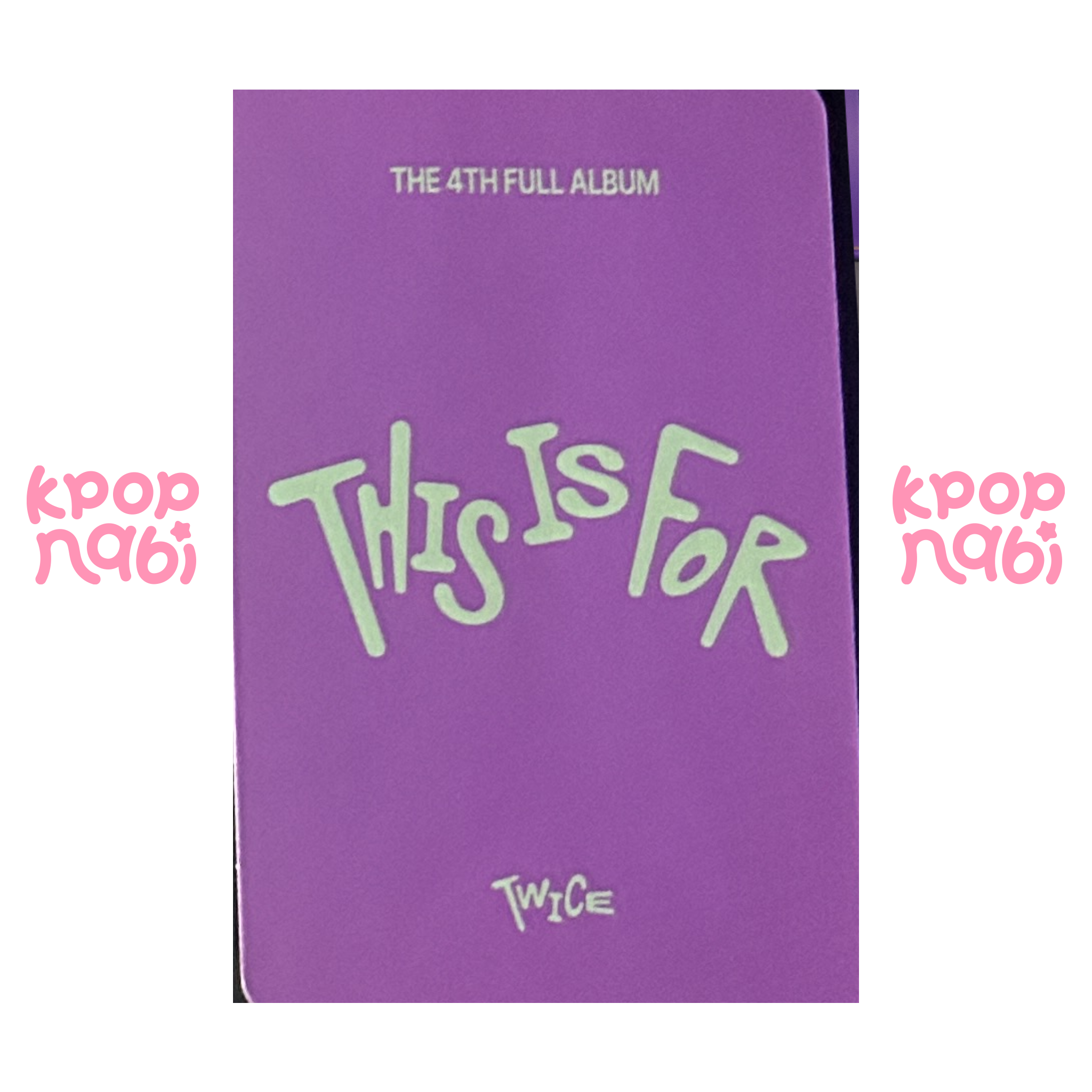 [PC] TWICE - 'THIS IS FOR' DIGIPACK POB