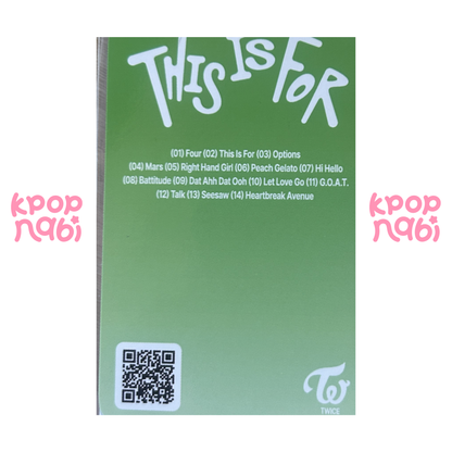 [PC] TWICE - Jihyo 'THIS IS FOR' FANS SHOP POB (NEMO ver.)