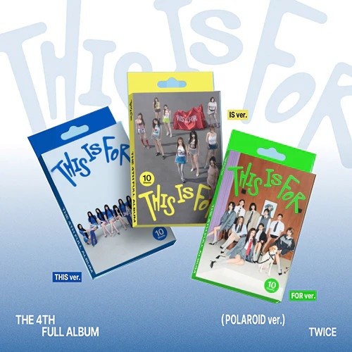 TWICE - 4th Album 'THIS IS FOR' (POLAROID ver.)