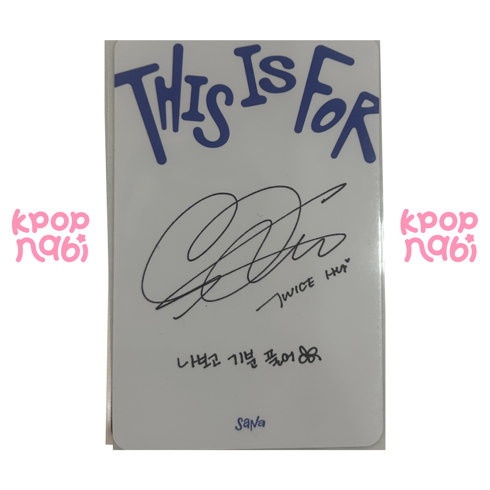 [PC] TWICE - Sana 'THIS IS FOR' (Standard ver.) #1