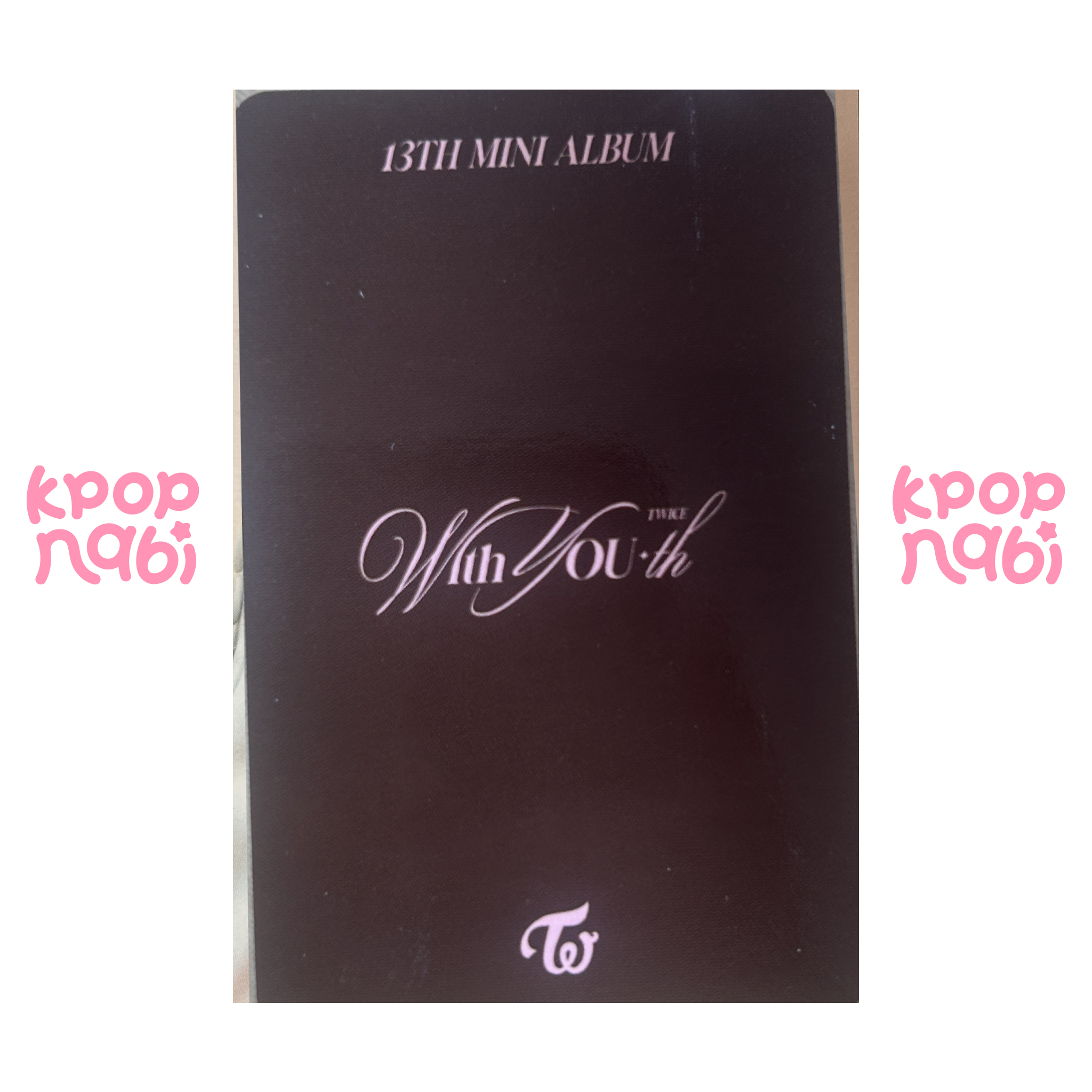 [PC] TWICE - Sana 'With YOU-th' WITHMUU POB (DIGIPACK ver.)