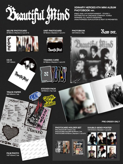 Xdinary Heroes - 6th Mini Album 'Beautiful Mind' (Photobook ver.)