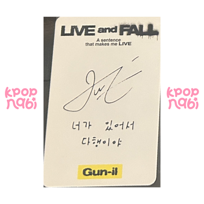 [PC] Xdinary Heroes - Gunil 'LIVE and FALL' (LIVE ver.) MESSAGE PC