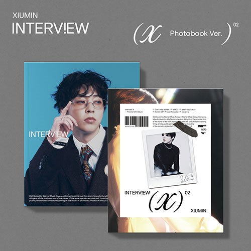 XIUMIN (EXO) - 2nd Mini Album 'Interview X' (Photobook ver.)
