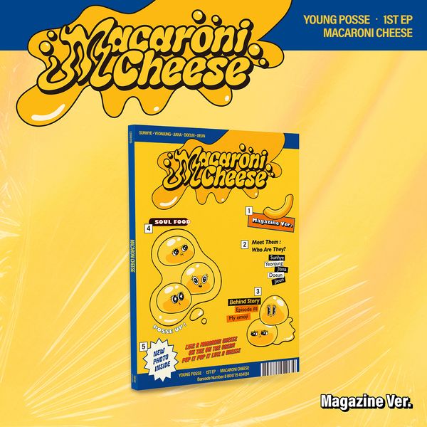 YOUNG POSSE - 1st Mini Album 'MACARONI CHEESE' (Magazine ver.)