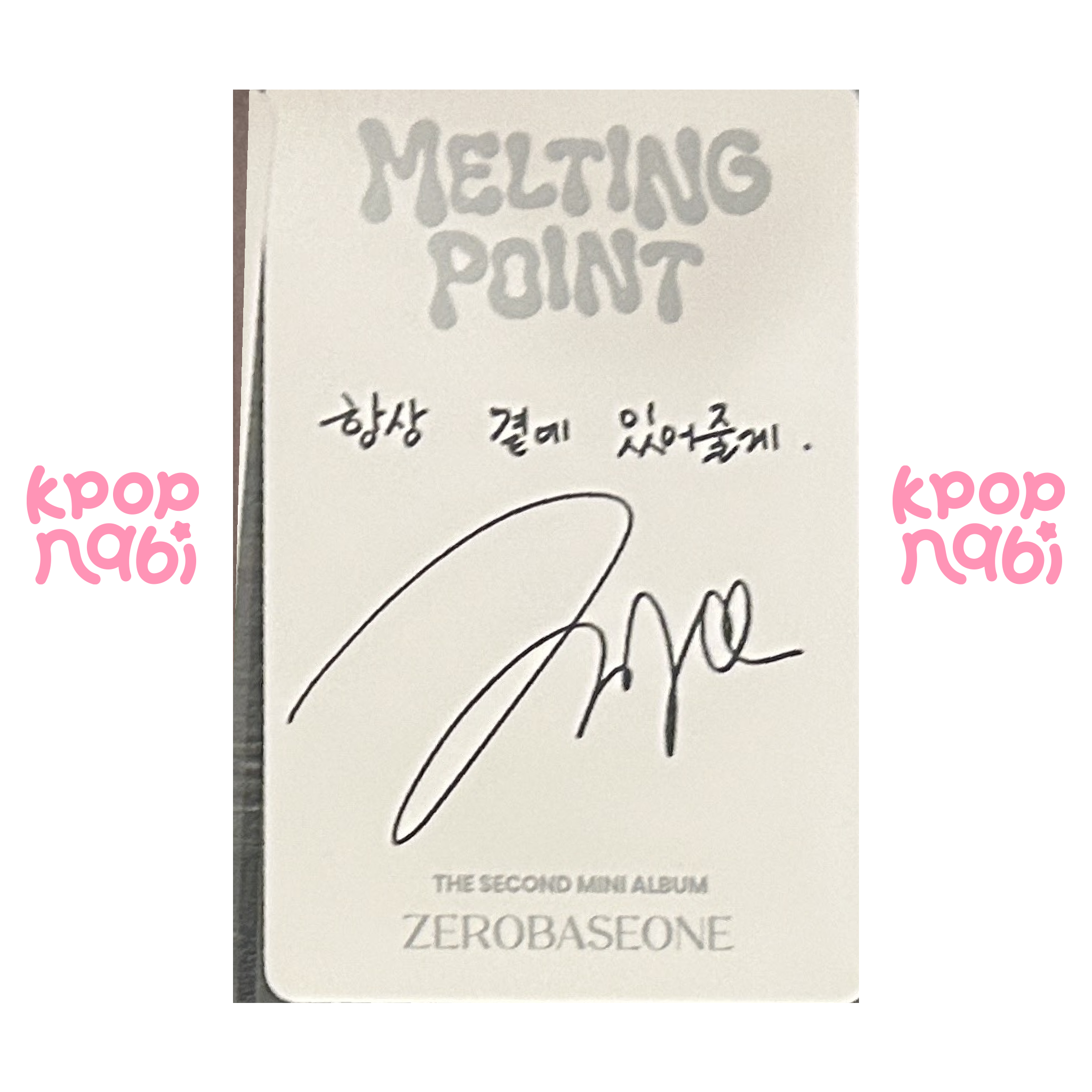 [PC] ZEROBASEONE - Zhang Hao 'MELTING POINT' (Digipack ver.) #1