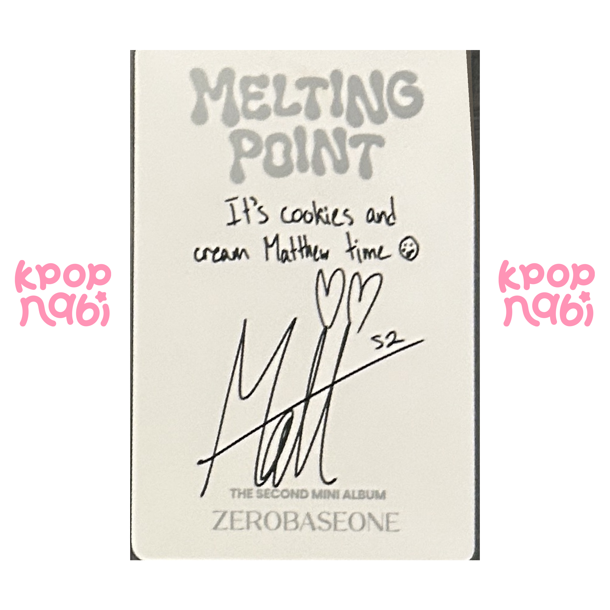 [PC] ZEROBASEONE - Matthew 'MELTING POINT' (Digipack ver.) #2