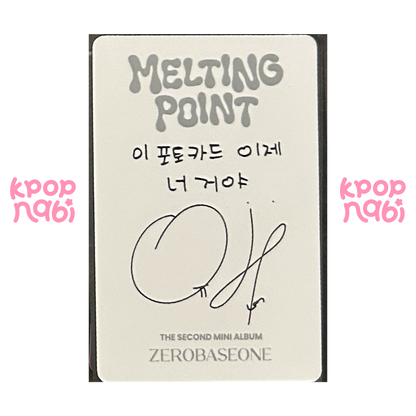 [PC] ZEROBASEONE - Yujin 'MELTING POINT' (Digipack ver.) #2