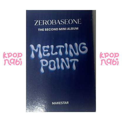 [PC] ZEROBASEONE - Yujin 'MELTING POINT' MAKESTAR POB (Digipack ver.)